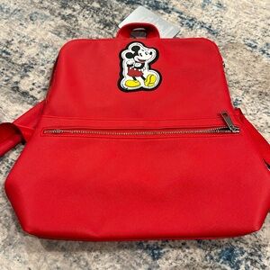 Brand new red Mickey backpack purse